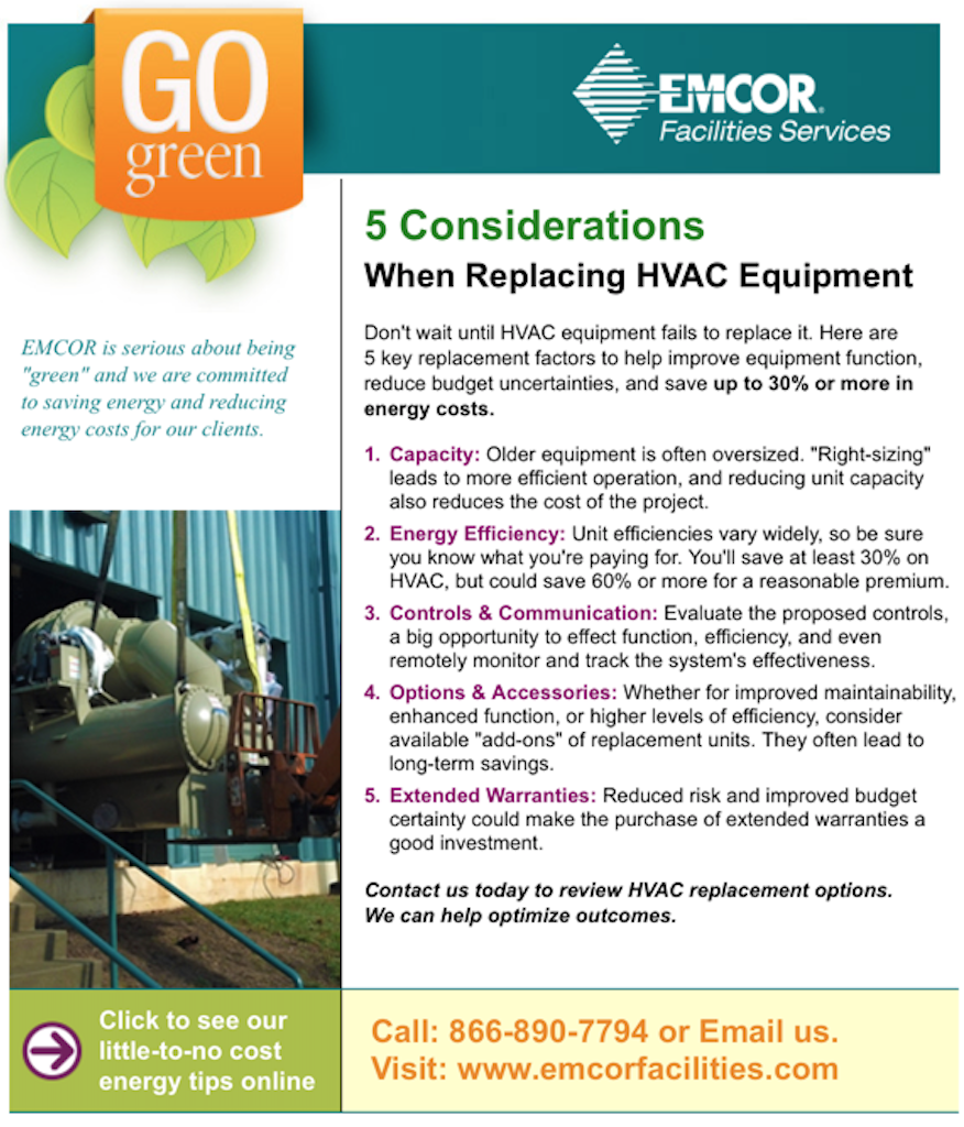 5 Considerations When Replacing HVAC Equipment
