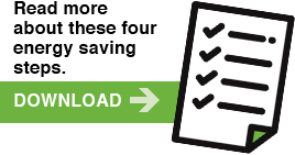 Read more about these four energy saving steps. | DOWNLOAD